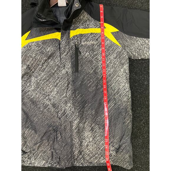 Columbia interchange 2 in 1 men’s jacket large removable hood/shell waterproof - Picture 11 of 12